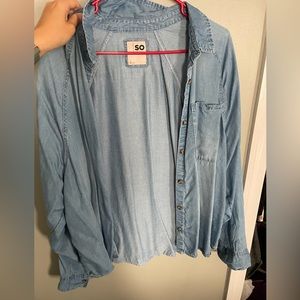 Denim button up
